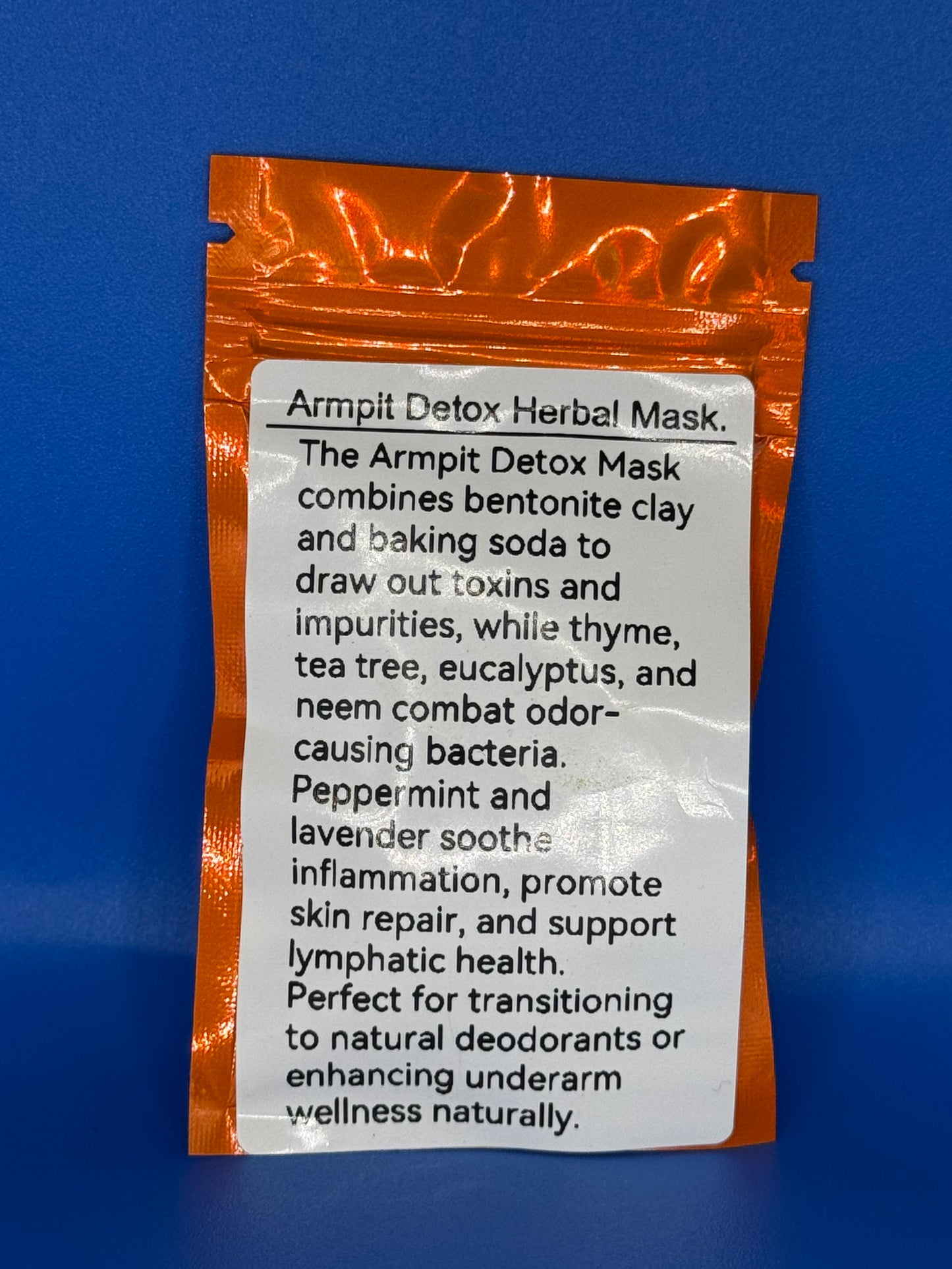 Armpit Herbal Detox Mask.