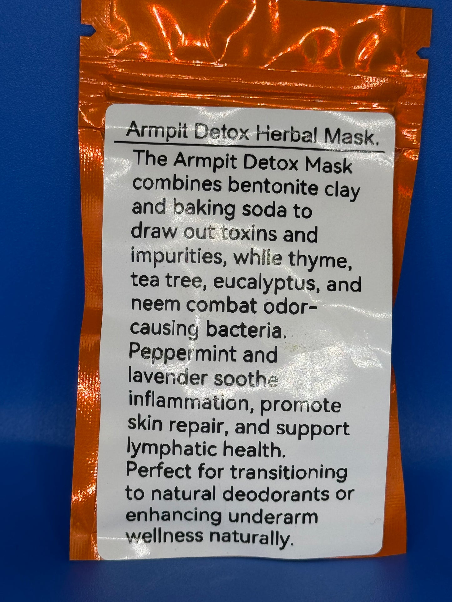 Armpit Herbal Detox Mask.